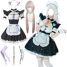 Catgirls Chocolas Costume Nekopara Outfit Dress Uniform Full Set With Wig