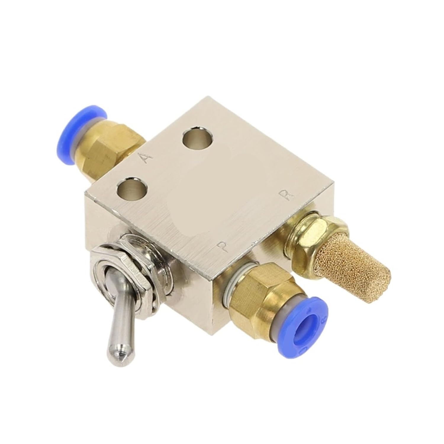 TAC2-31V Pneumatic Switch Valve 1/8"PT Thread 2 Position 3 Way Rectangle Mechanical Air Pneumatic Valve(TAC2-31V-6MM)