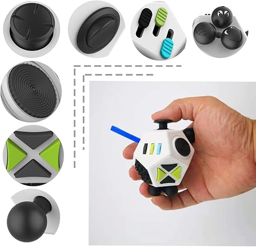 Miniatura 10 de Fidget Dodecagon12Fidget lateral Toy CubeAlivia El Estrés Y La Ansiedad anti la depresión cubeta para niños y adultos con hiperactividades Add OCD