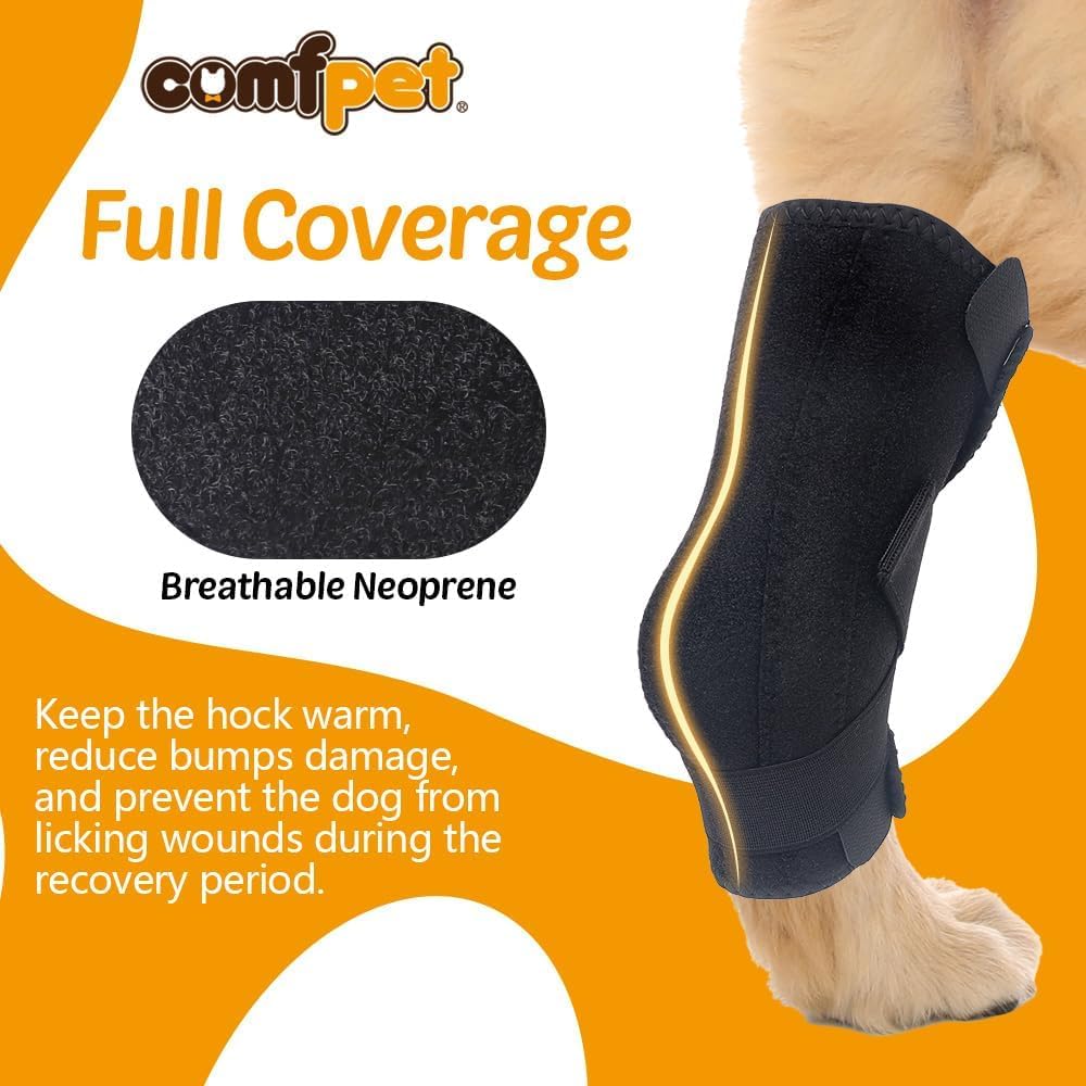 COMFPET Dog Leg Brace for Rear Hock for Small Dogs (5-15 lbs) - Image 2