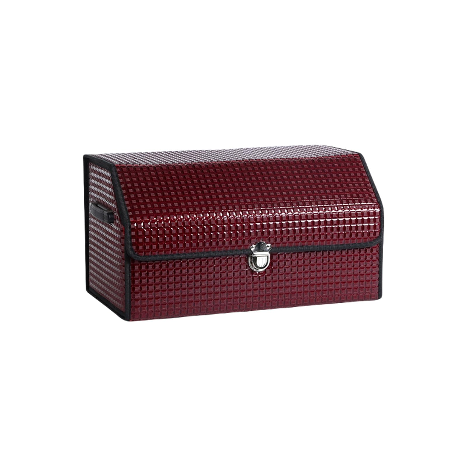 Dfrywdgsey Red Car Organizers And Storage | Trunk Leather Box | Extra(Red)