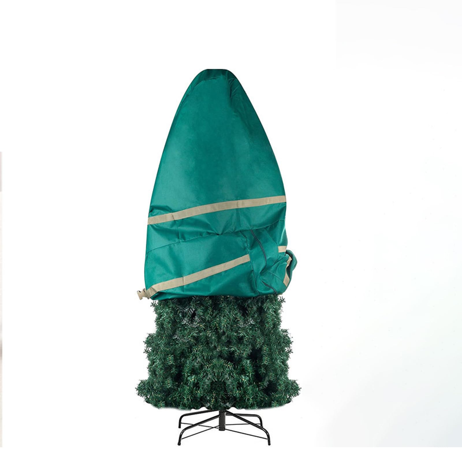 Firlar Künstliche Weihnachtsbaum-Abdeckung, Weihnachtsbaum-Segeltuch-Aufbewahrungshülle, Tasche, Baum-Aufbewahrungstasche, Aufbewahrung für Künstlichen Weihnachtsbaum, Schützt vor Staub,(L)