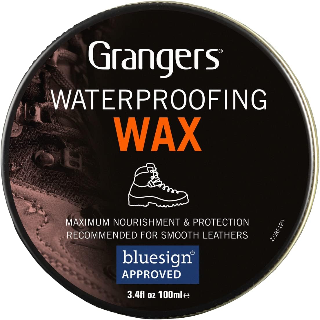 Granger's Waterproofing Wax | 100ml | Nourish and add water-repellency to leather walking boots, Neutral, 6.8 x 6.4 x 3.9 cm