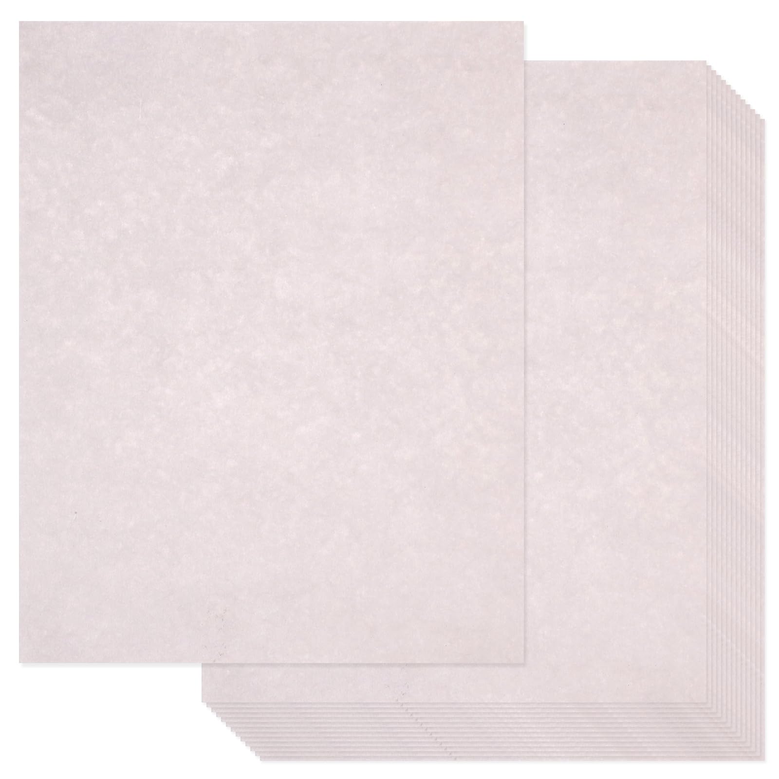 Epakh 200 Pcs Old Age Parchment Paper 8.5 x 11 Inch Standard Letter Vintage Colored Old Parchment Semblance Double Side Printing Paper (Lotus Purple)