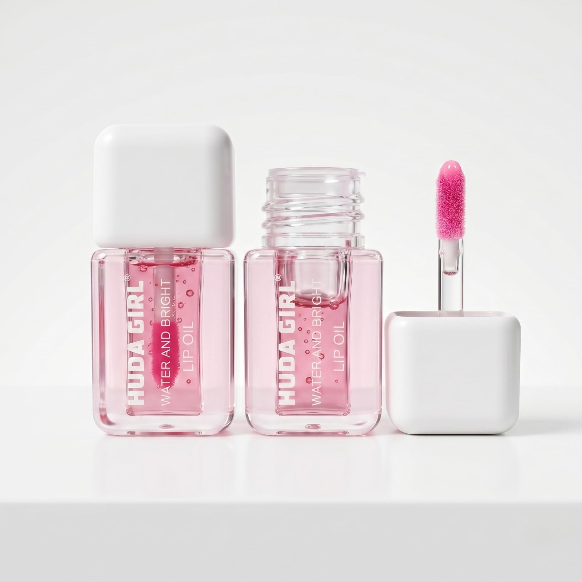 HUDA GIRL Waterproof Lip Oil Gloss - Korean Liquid Lip Gloss for Girls, Lip Plumping, Long Lasting & Smudgeproof Lipgloss for Women-picture-56