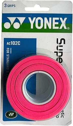 Miniatura 3 de YONEX Overgrip Super GRAP - Paquete de 3 unidades, tenis, bádminton, squash, selección de colores