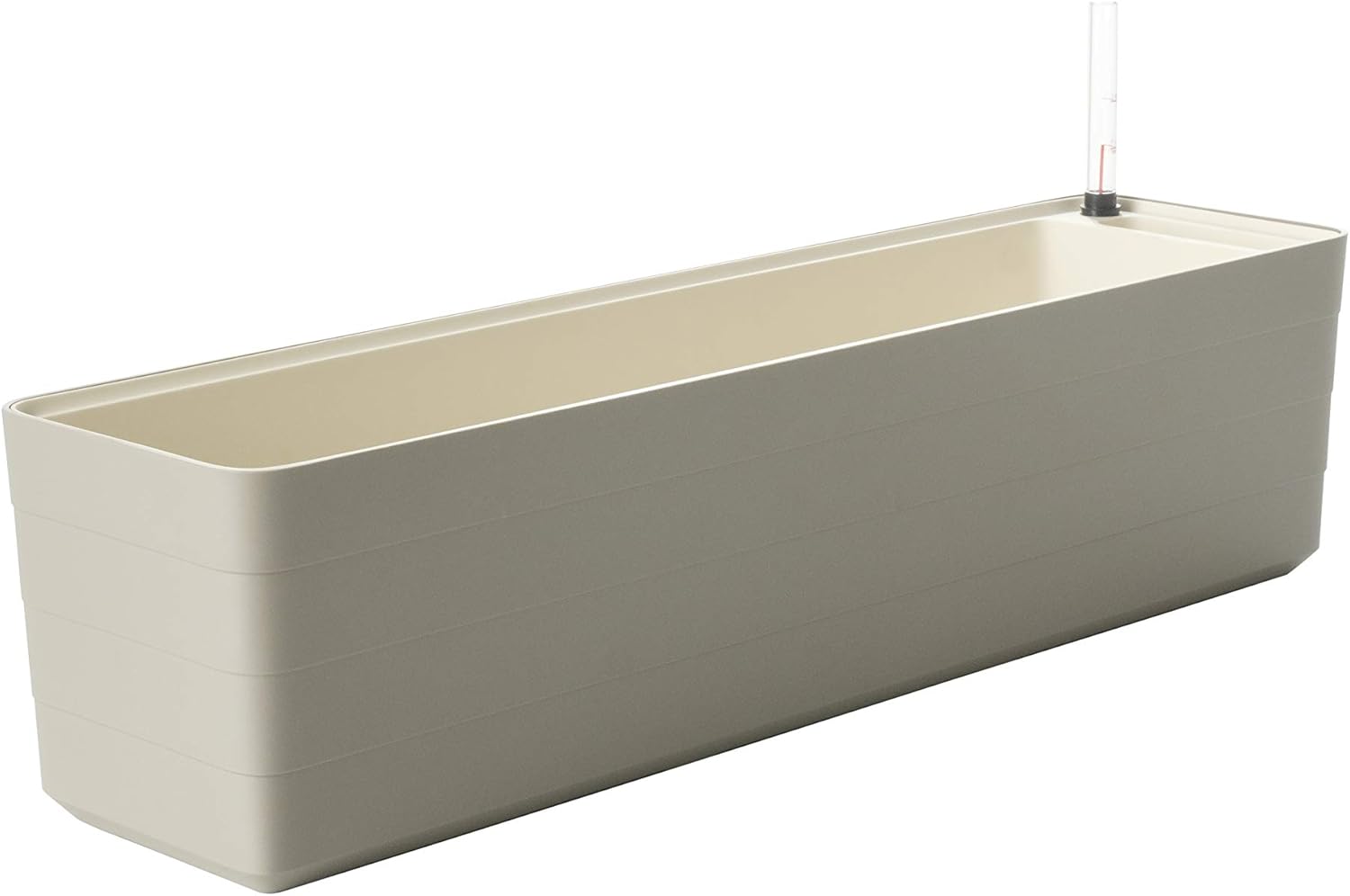 Alfresco Home 614-1736 Urbalive Berberis 31 Plant Box Self Watering Planter, Taupe/Ivory