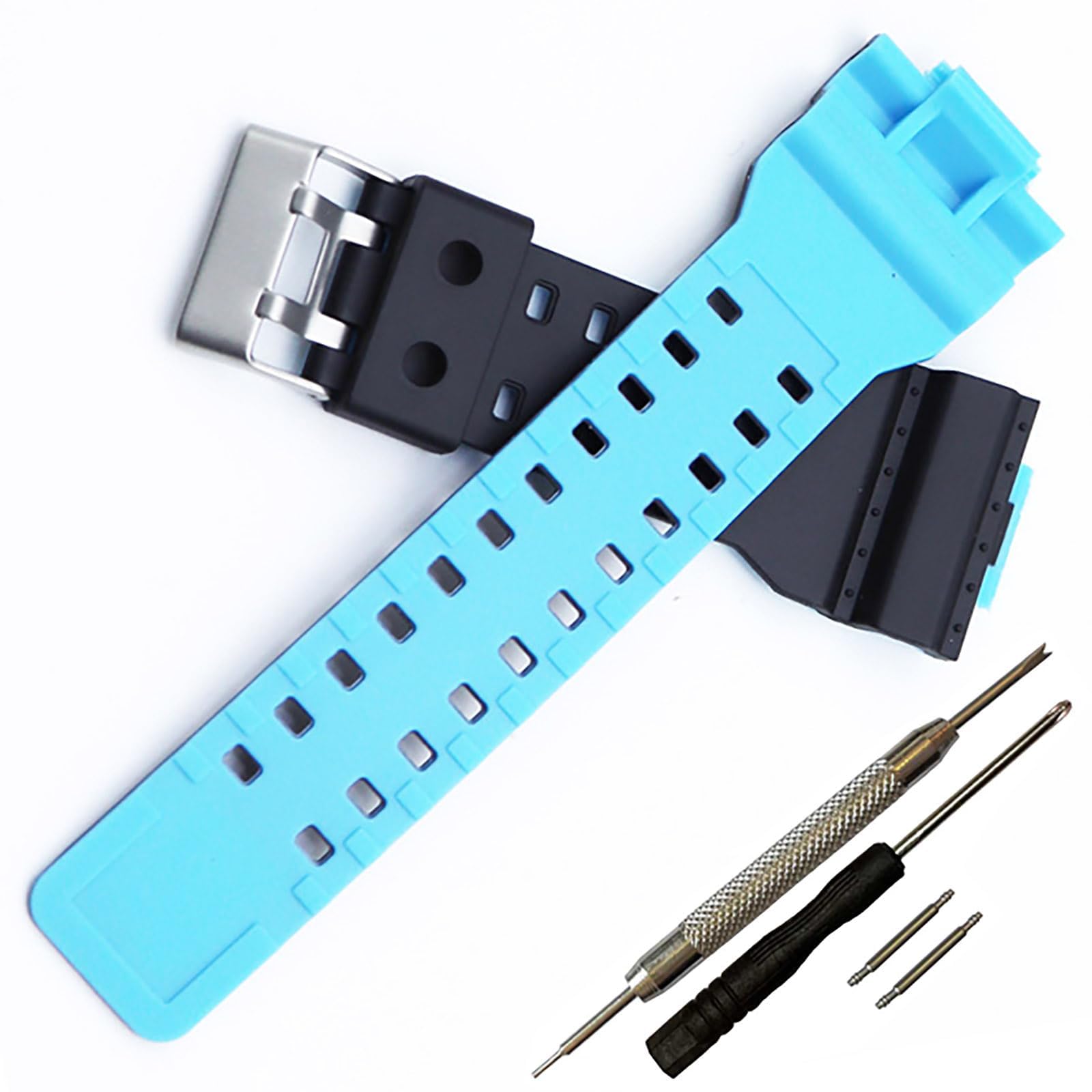 16mm G-Shock replacement watch bands for Casio G-Shock GLS-8900/GW-8900/GA-110/GA-100C/GA-120/GD-110/GLS-100