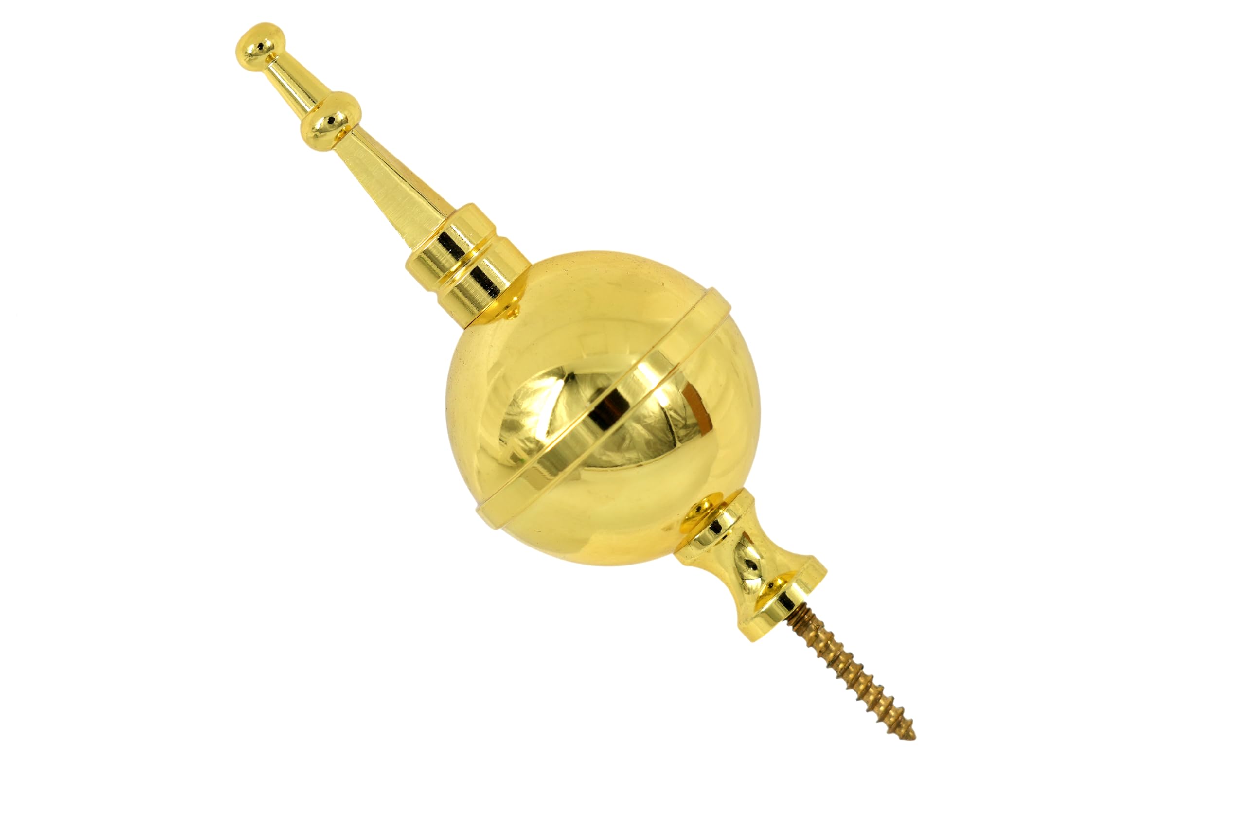 Amazon.com: Brass Ball & Spire Finial for Grandfather/Grandmother