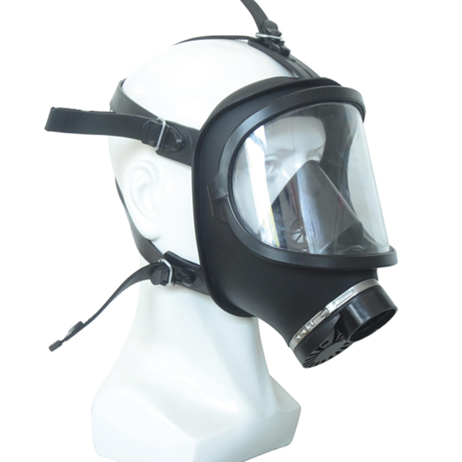 Maschera Respiratoria Con Filtri, Maschera antigas integrale riutilizzabile, Maschera Antipolvere, Respiratori riutilizzabili per Verniciatura, prodotti chimici, gas acidi, protegge da gas ecc.