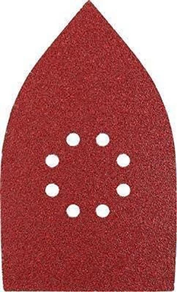 kwb Multi-Sander Sandpaper 107X175 Mm Made Of High-Grade Aluminium Oxide With Grit 120, tool-Free Change, Synthetic Resin Bonding and Reinforced Paper Backing for Medium-Fine Sanding Of Wood and Metal