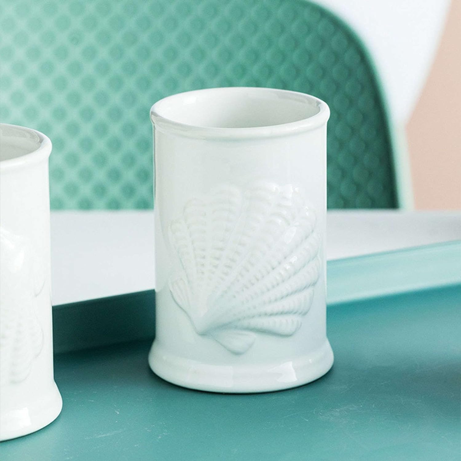 Jabonera, jabonera, jabonera, jabonera, jabonera Ovalada de cerámica, jabonera de Porcelana, Bandeja de jabón, for jabonera de Concha (Color: Concha) (Color : Starfish)