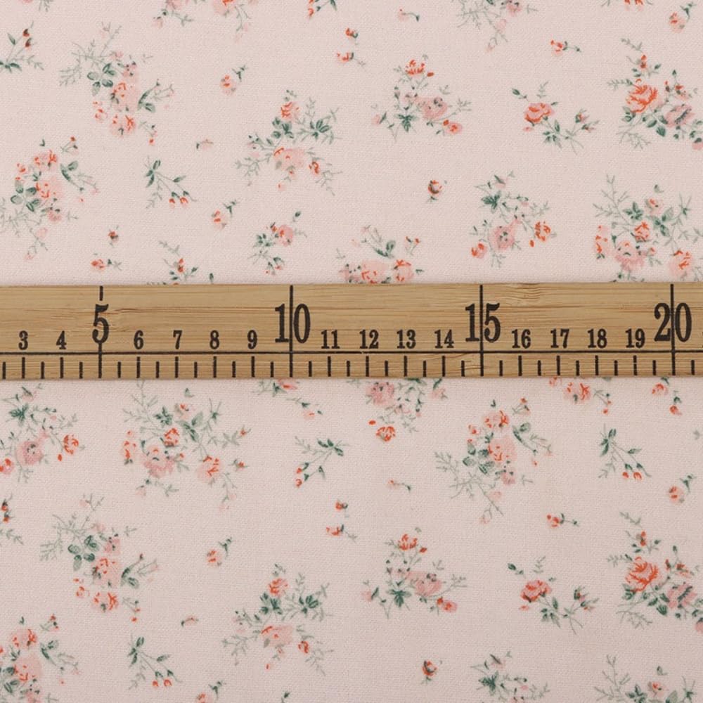 Wambere Tkanina bawełniana, szerokość 3 m, 150 cm, mały materiał kwiatowy, hibiskus, materiał z nadrukiem, towar sprzedawany na metry, materiał dekoracyjny do szycia, do rzemiosła artystycznego