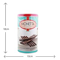 Vista 4 de Monetta Rollos de oblea, galletas y crema, 10.58 oz