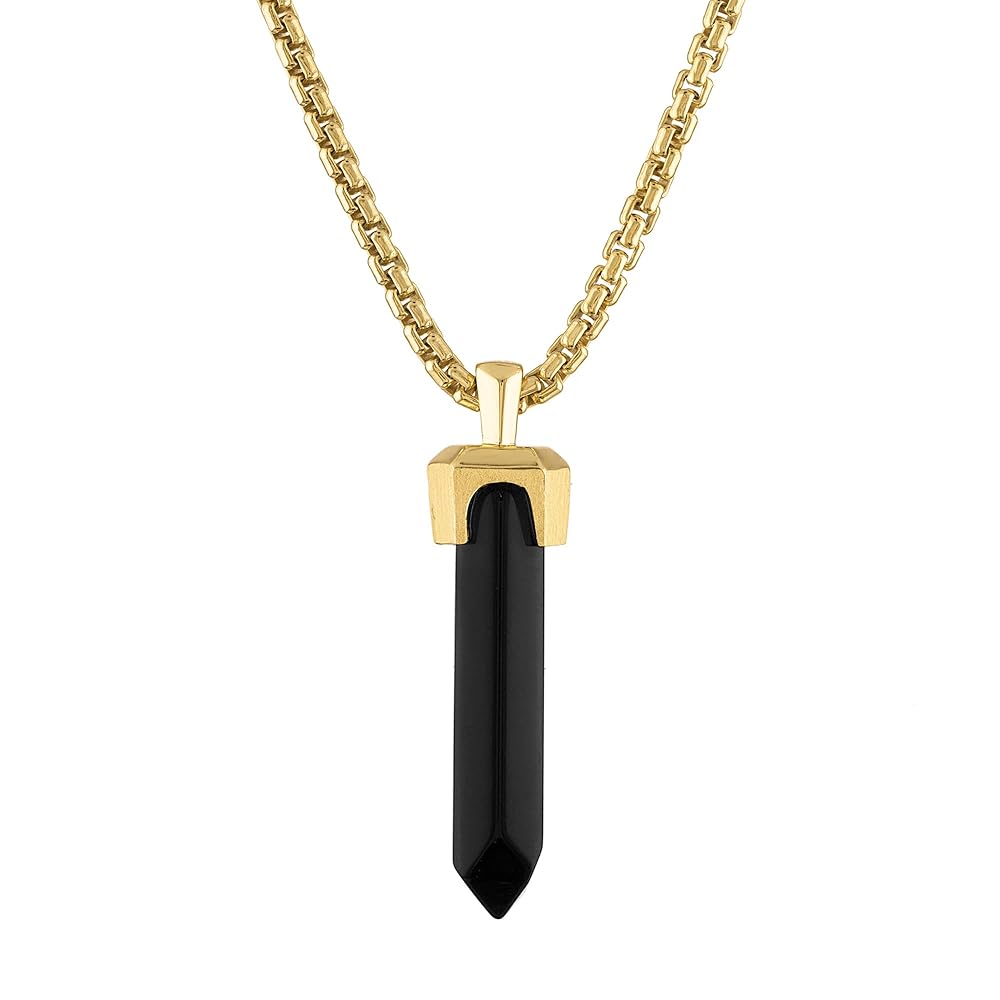 【BLACKPURPLE】4B BIC BOSS CHAIN NECKLACE Bone Crusher - Big Jimmy Pendant - Necklace (834)