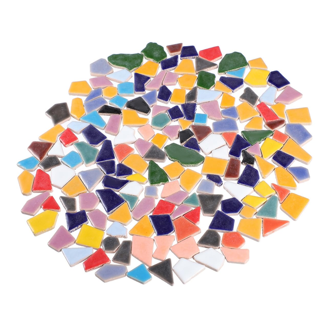 Piastrelle di Mosaico in Ceramica Fai da Te 500g, Sacchetto | Decorazione Casa e Giardino, Pezzi Irregolari Artigianali, Facili da Usare e Resistenti