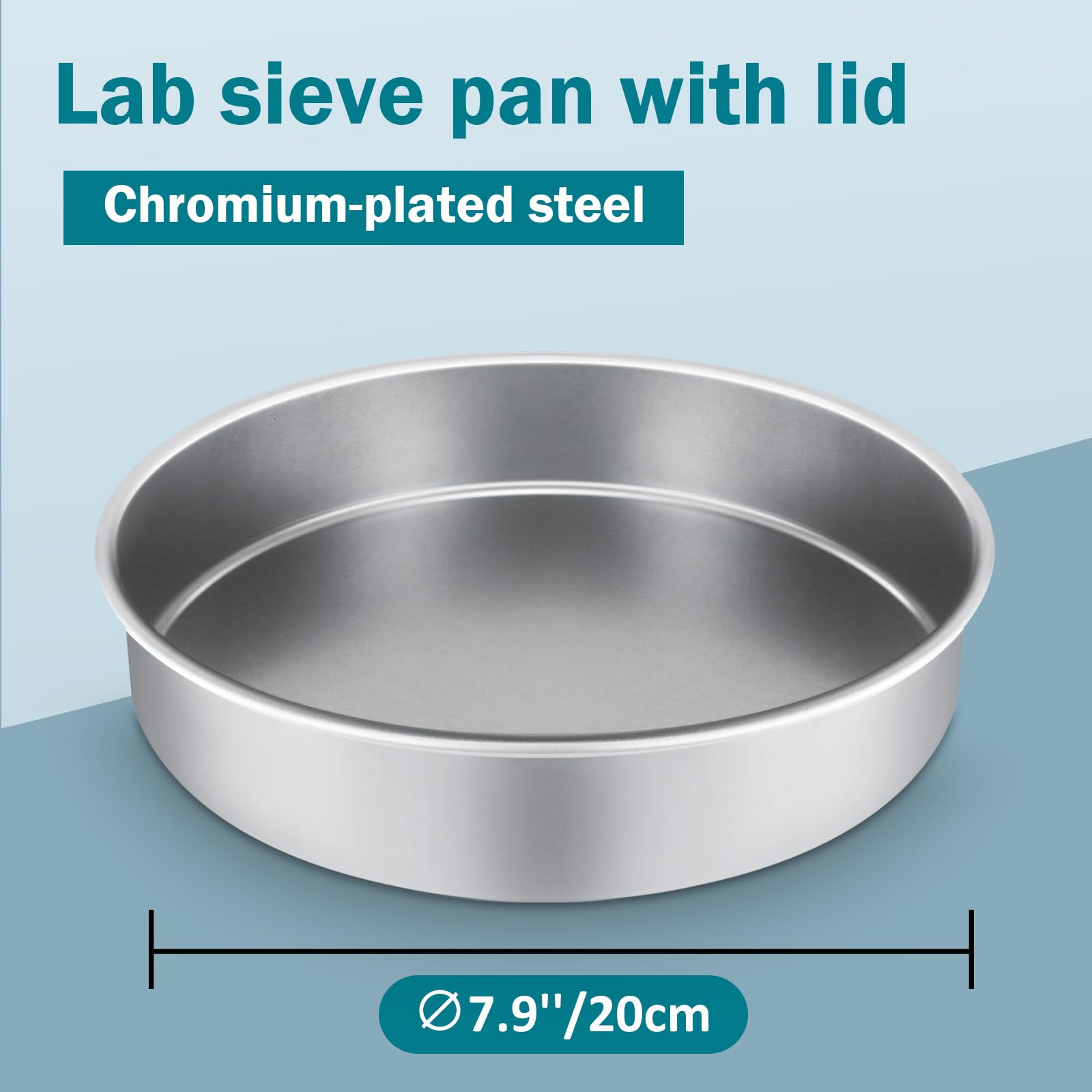 Lab Sieve Pan - Chromium Steel Test Sieves -2 Lab Sieve Pan - Chromium Steel Test Sieves -2