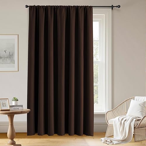 Miniatura 42 de Cortinas opacas para sala de estar, cortinas 100% opacas de 84 pulgadas de largo, juego de 2 paneles, con aislamiento térmico, pestaña trasera y