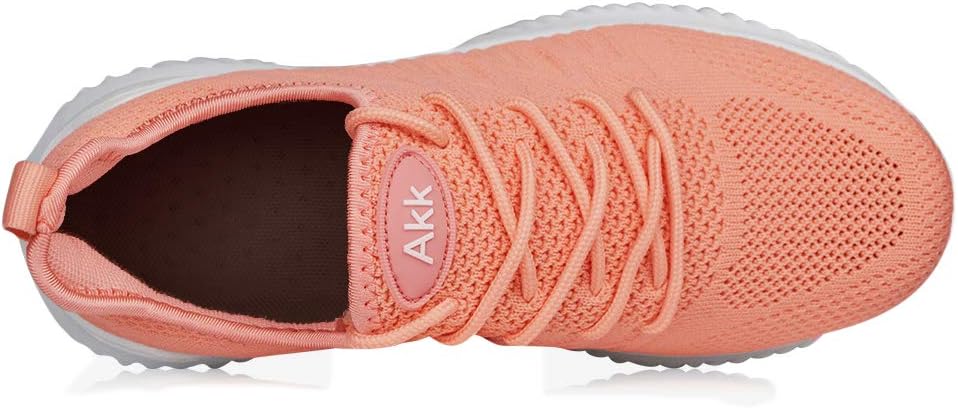 Akk レディース ウォーキングテニスシューズ スリップオン 低反発素材 軽量 カジュアルスニーカー ジム 旅行 仕事用