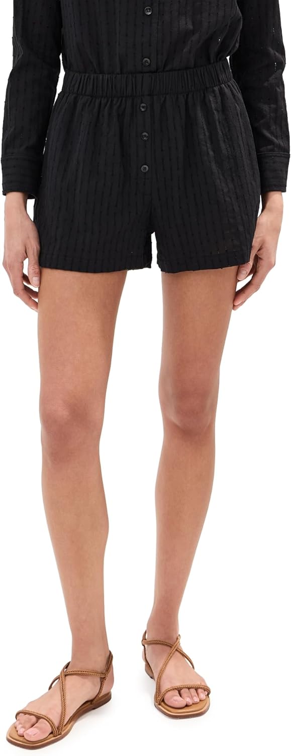 LE BOP Women's Cecelia Eyelet Shorts