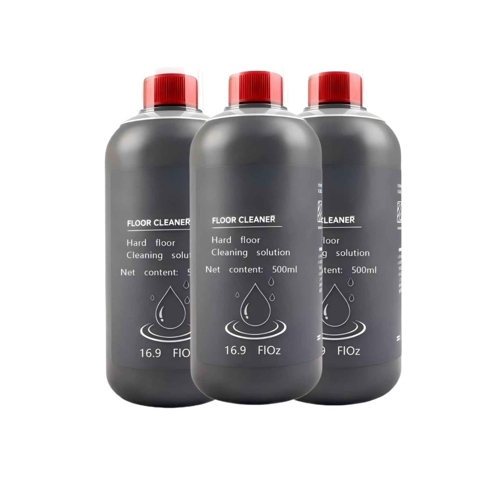 3 Stück 500 ml bodensichere Hartbodenreiniger-Flüssigkeit