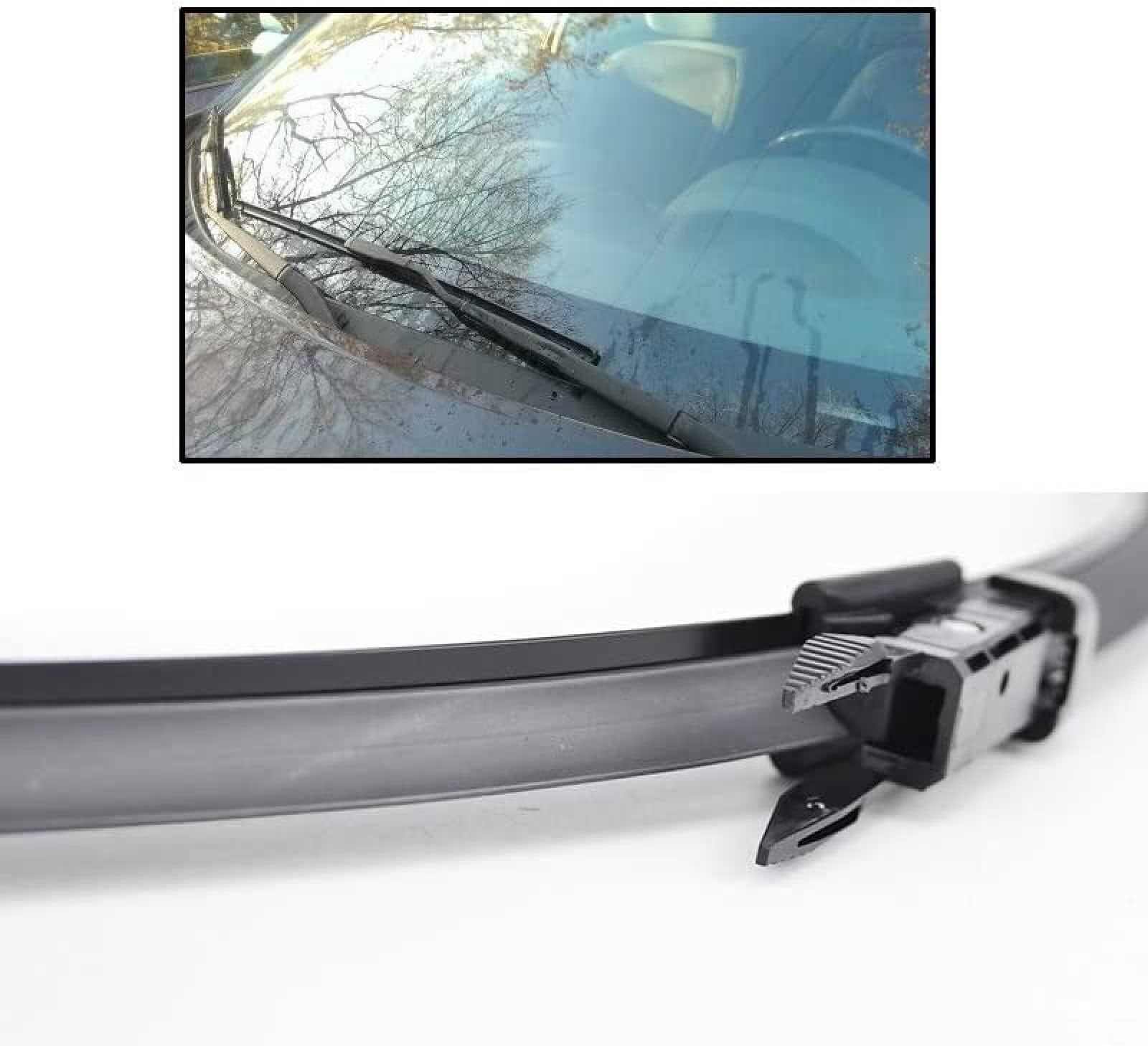 TUBIC Tergicristallo Parabrezza per BMW 3 Series E90 E91 F30 F31 F34 F35 F80 24 "+19",Auto Anteriore e Posteriore Tergicristalli per Parabrezza Ricambio Accessori