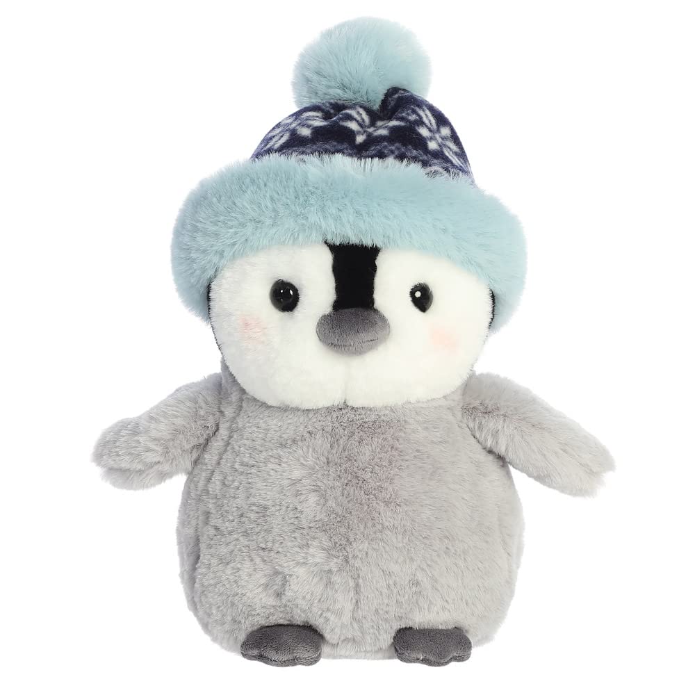 Aurora 99292, Chillin Chick Charly Penguin 10in, Soft Toy, Grey & White, Medium