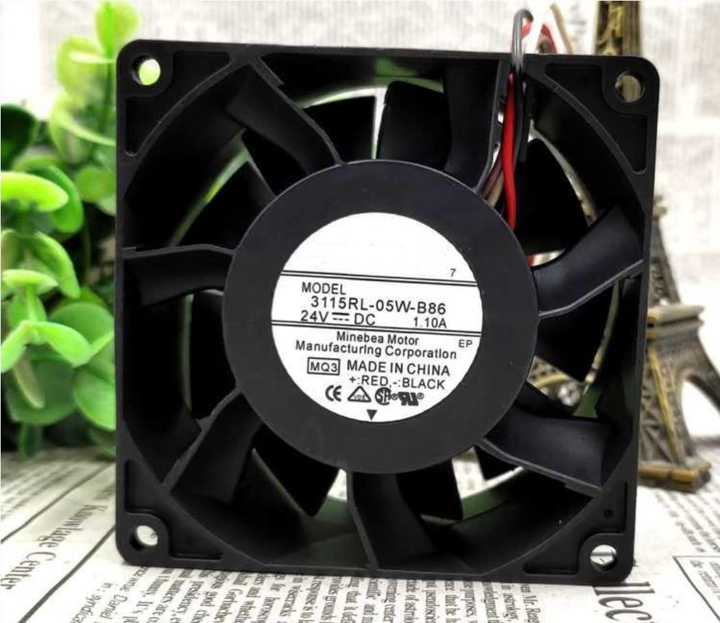 Amazon.com: 3115RL-05W-B86 24VDC 1.10A 80X80X38mm 4-Wire Cooling