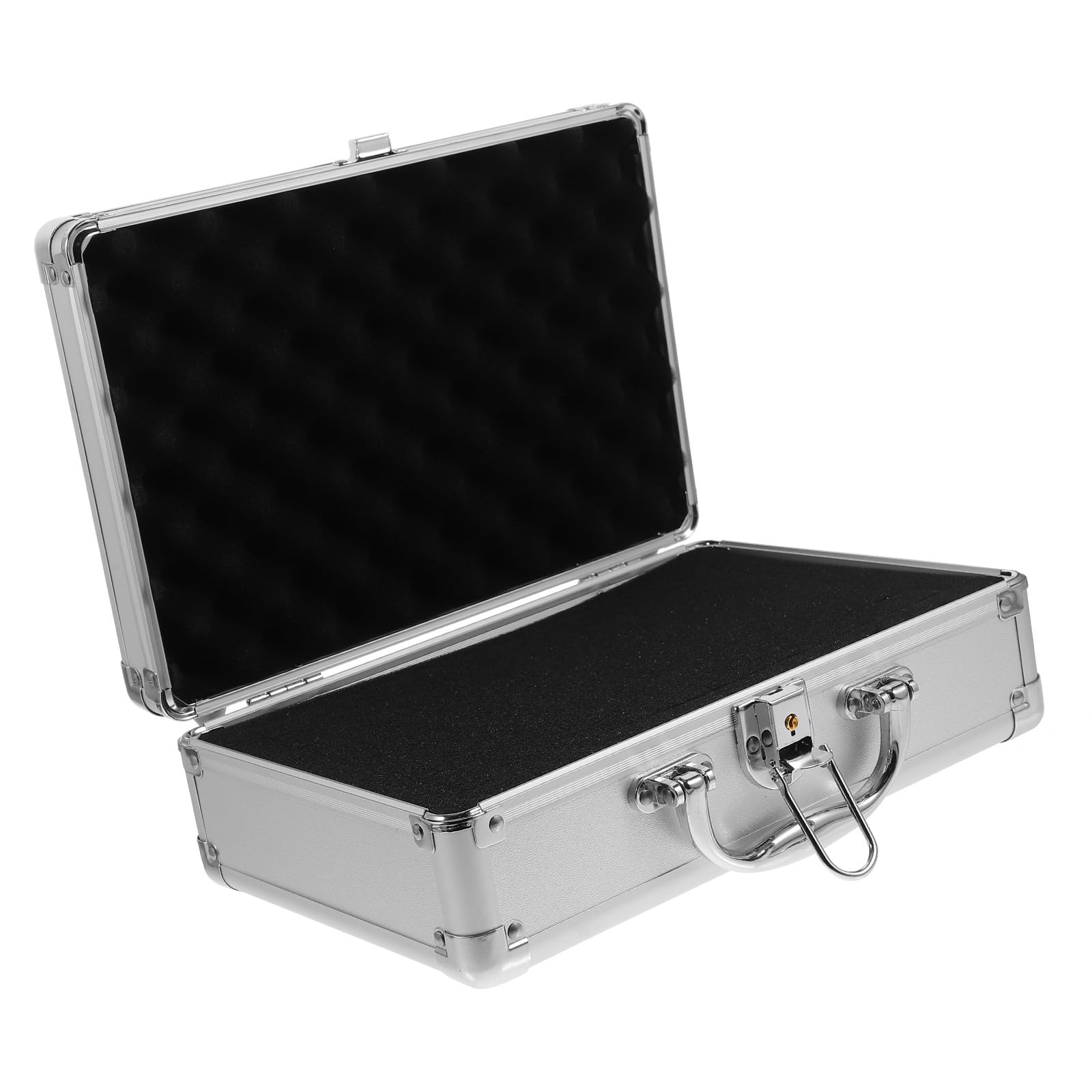 Valigia in Alluminio Argento per Strumenti e Fotocamere