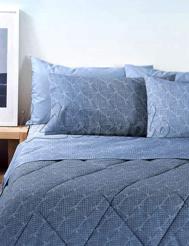 Bassetti,completo letto matrimoniale ,lenzuolo sopra,lenzuolo sotto,piu 2`federe,in puro cotone al 100 %