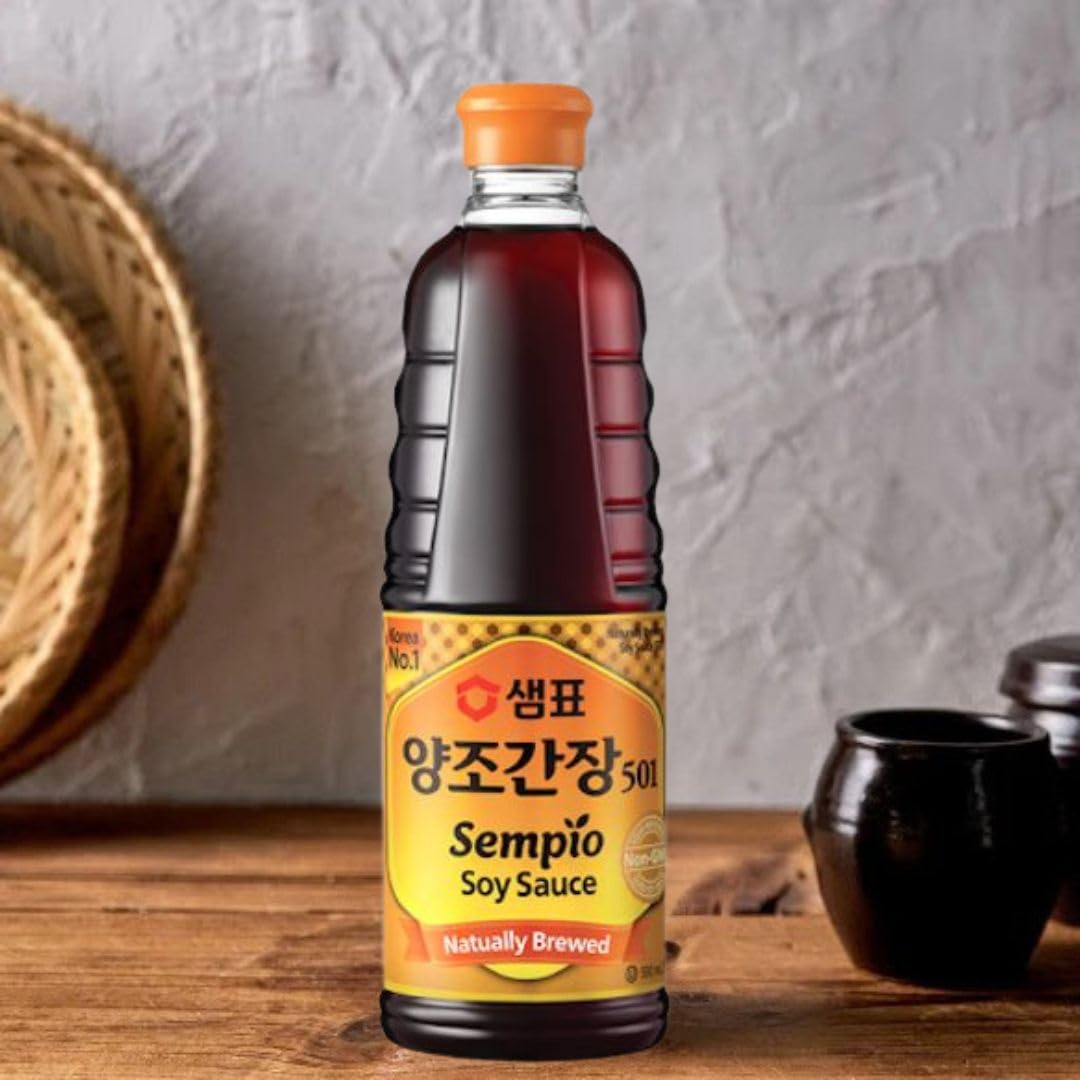 Korean Market | Salsa de Soja Coreana 501 Naturally Brewed | La Soja más usada por los Coreanos | 500ml