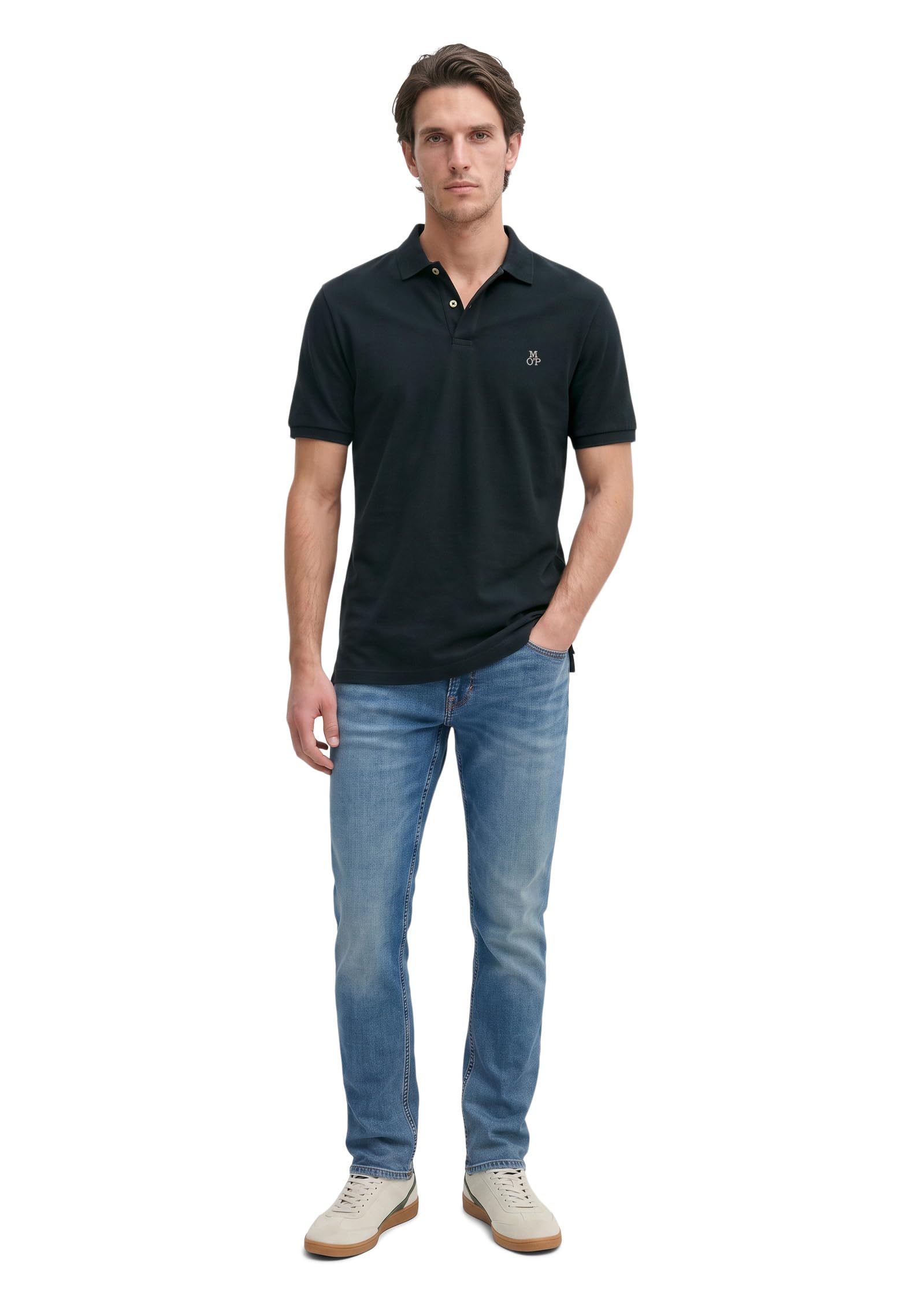 Marc O'Polo B21223053092, Camiseta Hombre, Azul, M