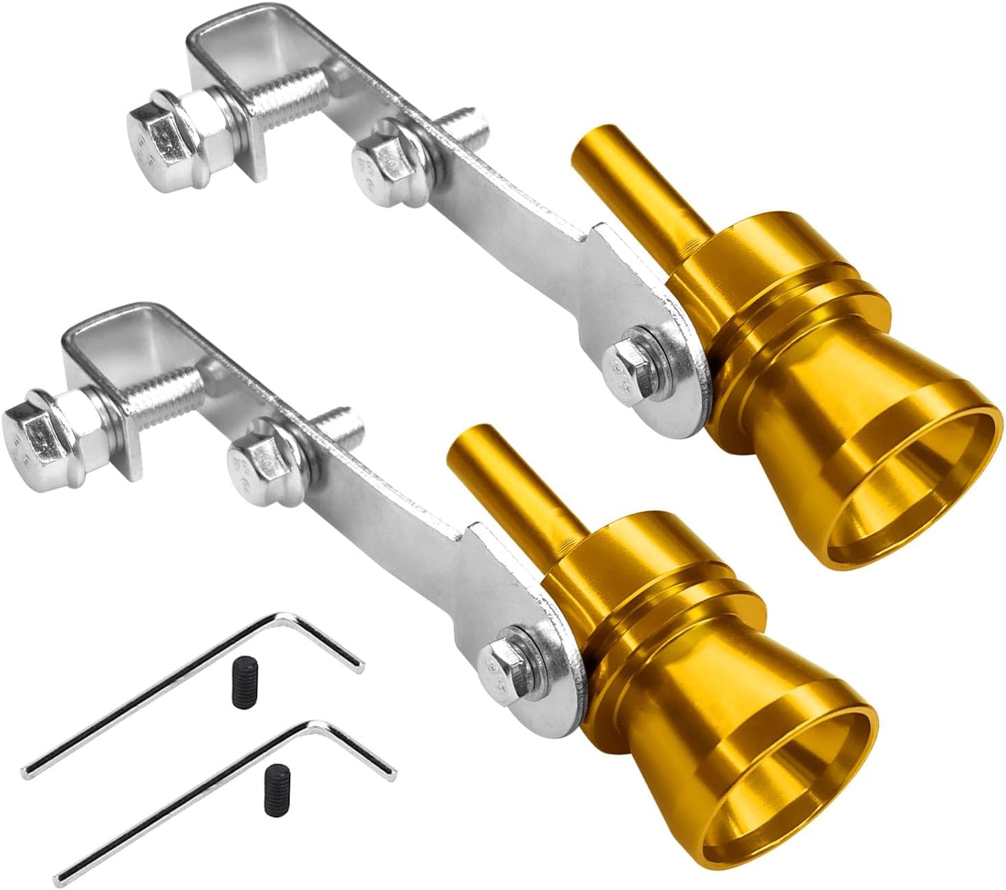 Hirificing 2PCS Exhaust Turbo Whistle, Loud Turbo Sound