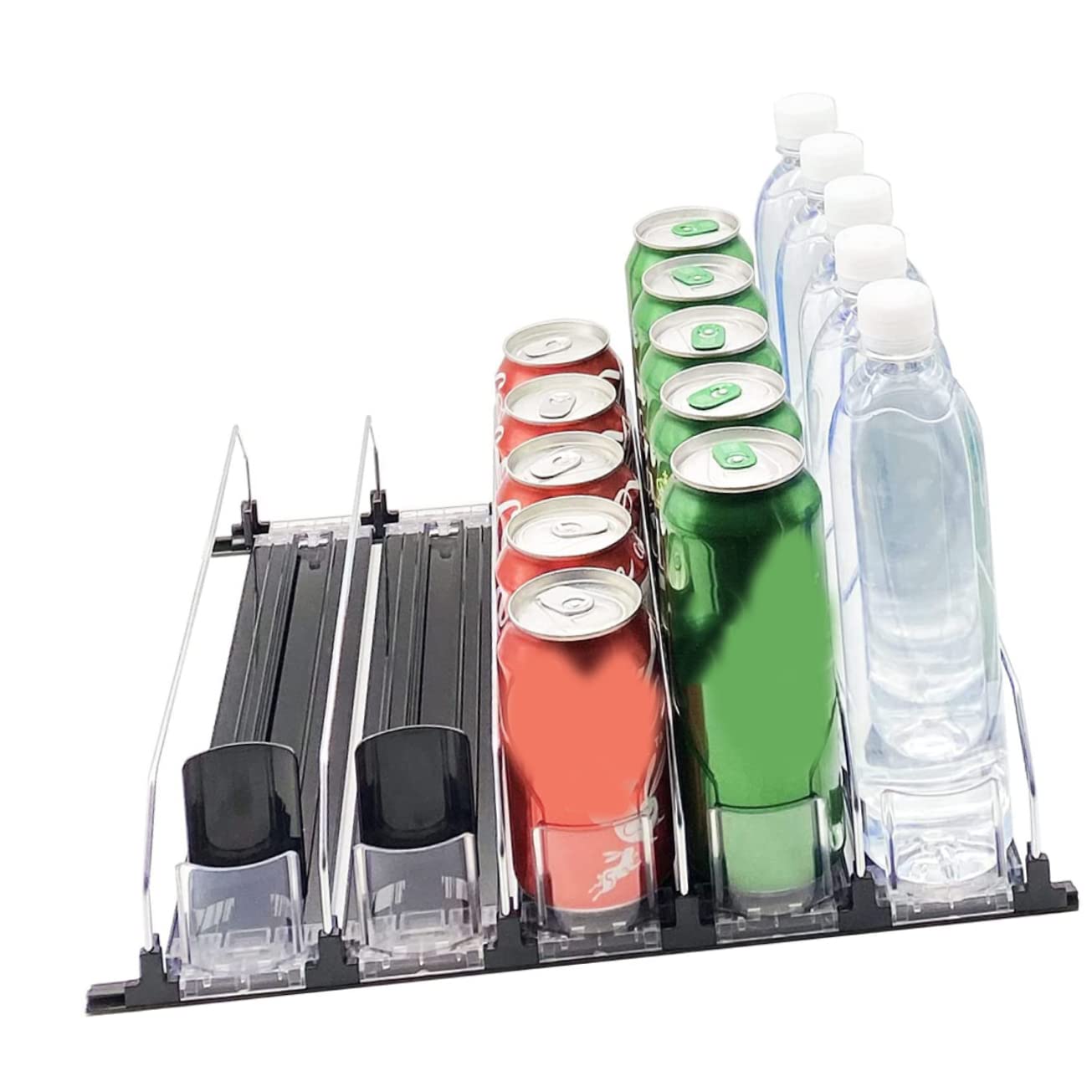 OKUMEYR Drink Sliders Refrigerator Plastic Drink Pusher Machine Juice Dispenser