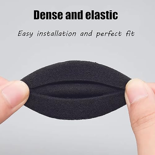 Miniatura 4 de Almohadillas de espuma de repuesto compatibles con auriculares inalámbricos Logitech H800, almohadillas de esponja suaves y duraderas, piezas de