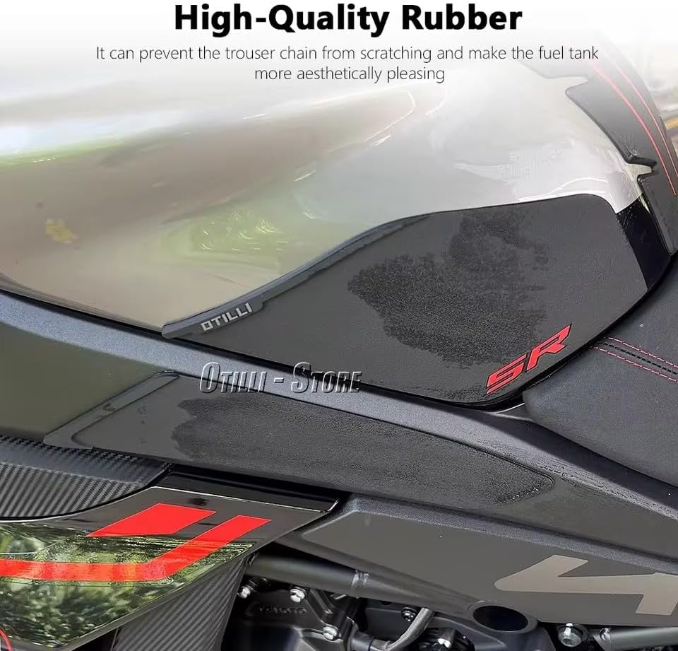 for CFMOTO 450SR 450 SR 2022 2023 Motorcycle Anti Slip Fuel Tank Pad Protector Guard Sticker Decals Accessories (Side)