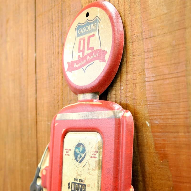 Amazon.co.jp: GASOLIN STATION プレート ブリキ看板 GASスタンド型