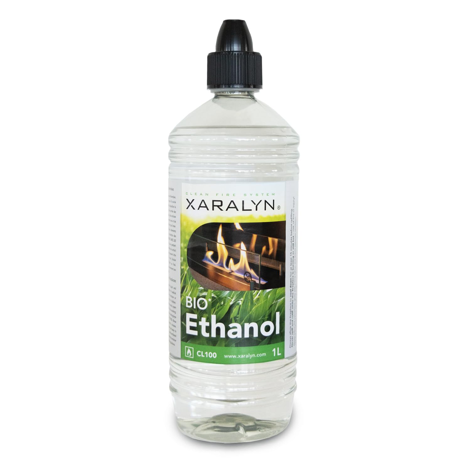 Xaralyn Bioéthanol CL100 (12X 1 Litre) - Bioéthanol 100% Pur - Sans Odeur - Origine Néerlandaise - Carburant Respectueux De L'Environnement