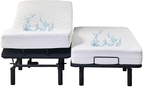 Miniatura 10 de Protector de colchón impermeable tamaño individual  Protector de colchón prémium de rizo de bambú ultra suave y silencioso, transpirable  Funda de