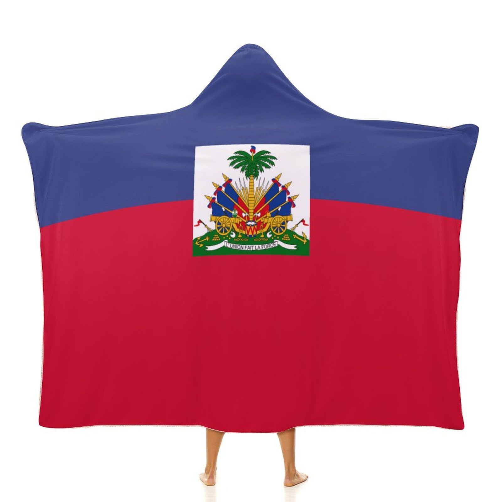 Couverture à capuche Haïti anti froid plaid chaud géant