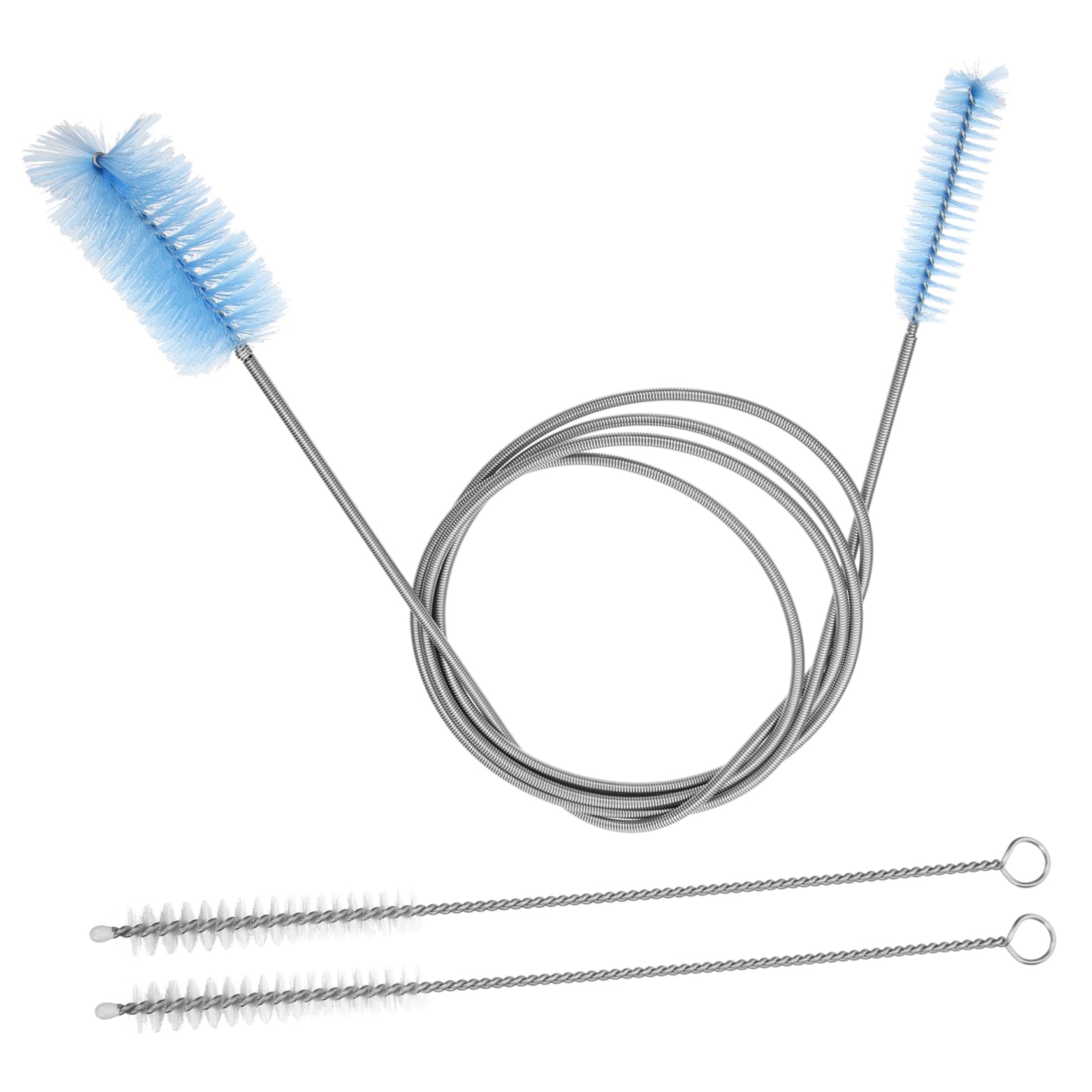 Alipis 9piezas Cepillos Limpiadores Flexibles Para Tuberías Cepillo De Limpieza De Mangueras y Herramienta Multiusos Para Accesos Difíciles y Drenajes
