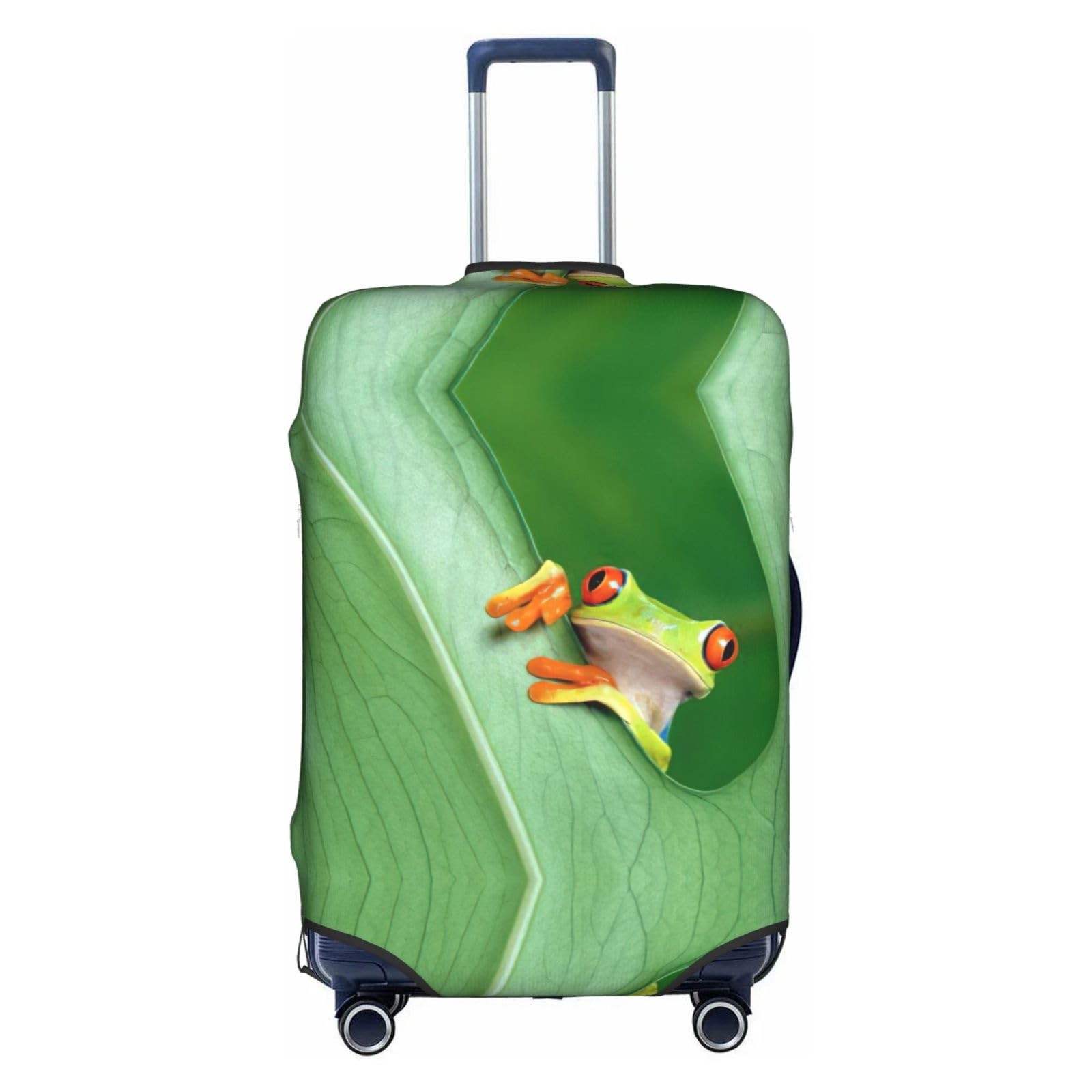 Housse de bagage grenouille blanche L pliable protection valise - 8