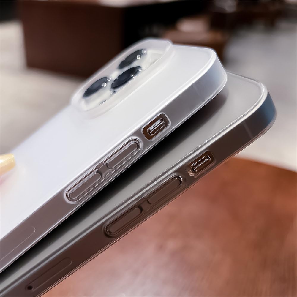 Amazon.co.jp: 超薄型マット半透明電話ケース iPhone 14 Plus 13 12