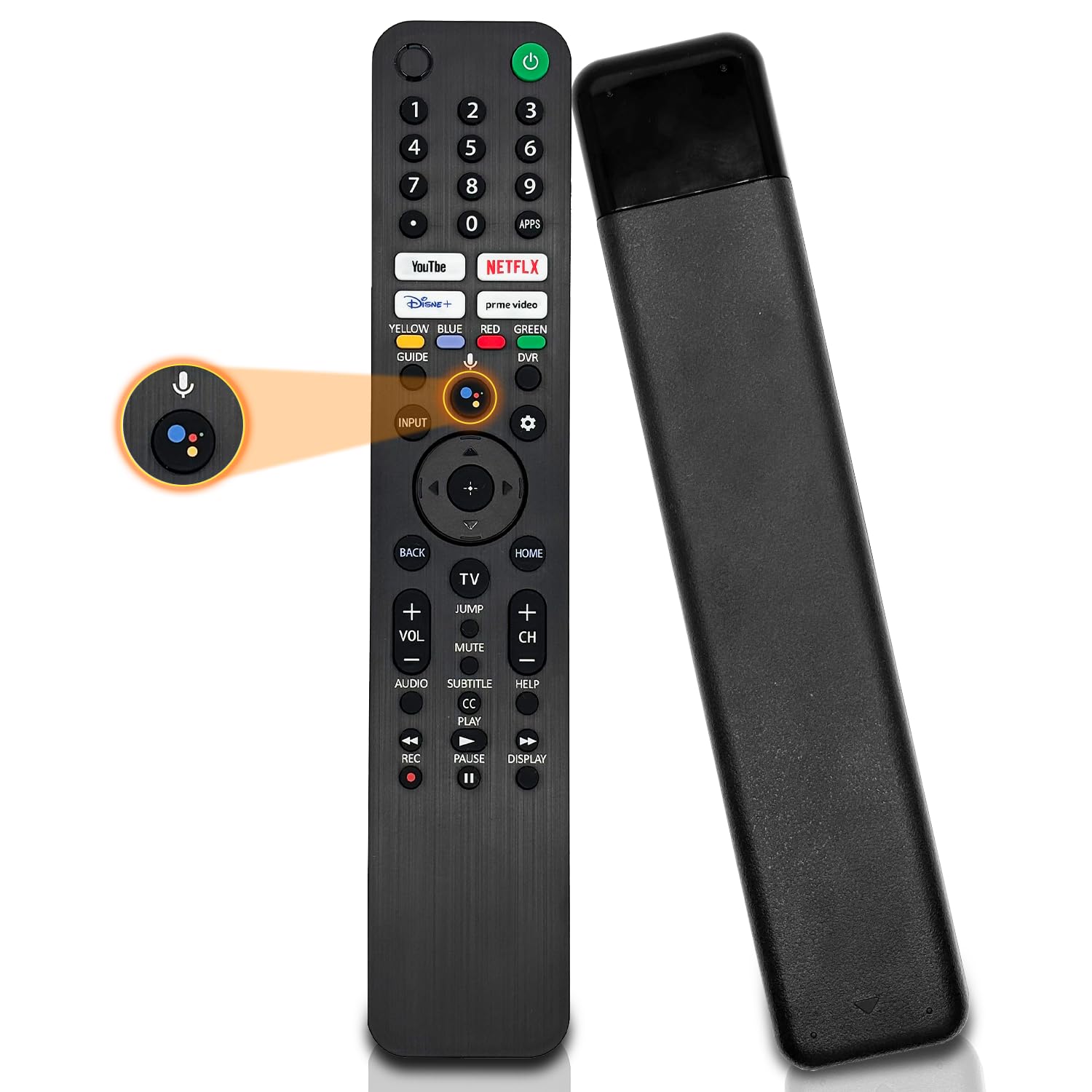 Smart Voice Remote Replacement for Sony 2019-2024 Smart and Bravia TV RMF-TX520U Replacement Remote for XBR/KD/XR Series, X80J, X85J, X90J, A80J