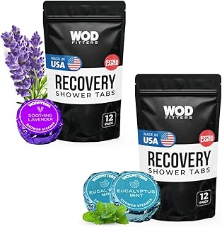WODFitters Shower Steamer Bundle - Eucalyptus Mint and Lavender Shower Steamers - All Natural Stress Relief Gifts Restore ...