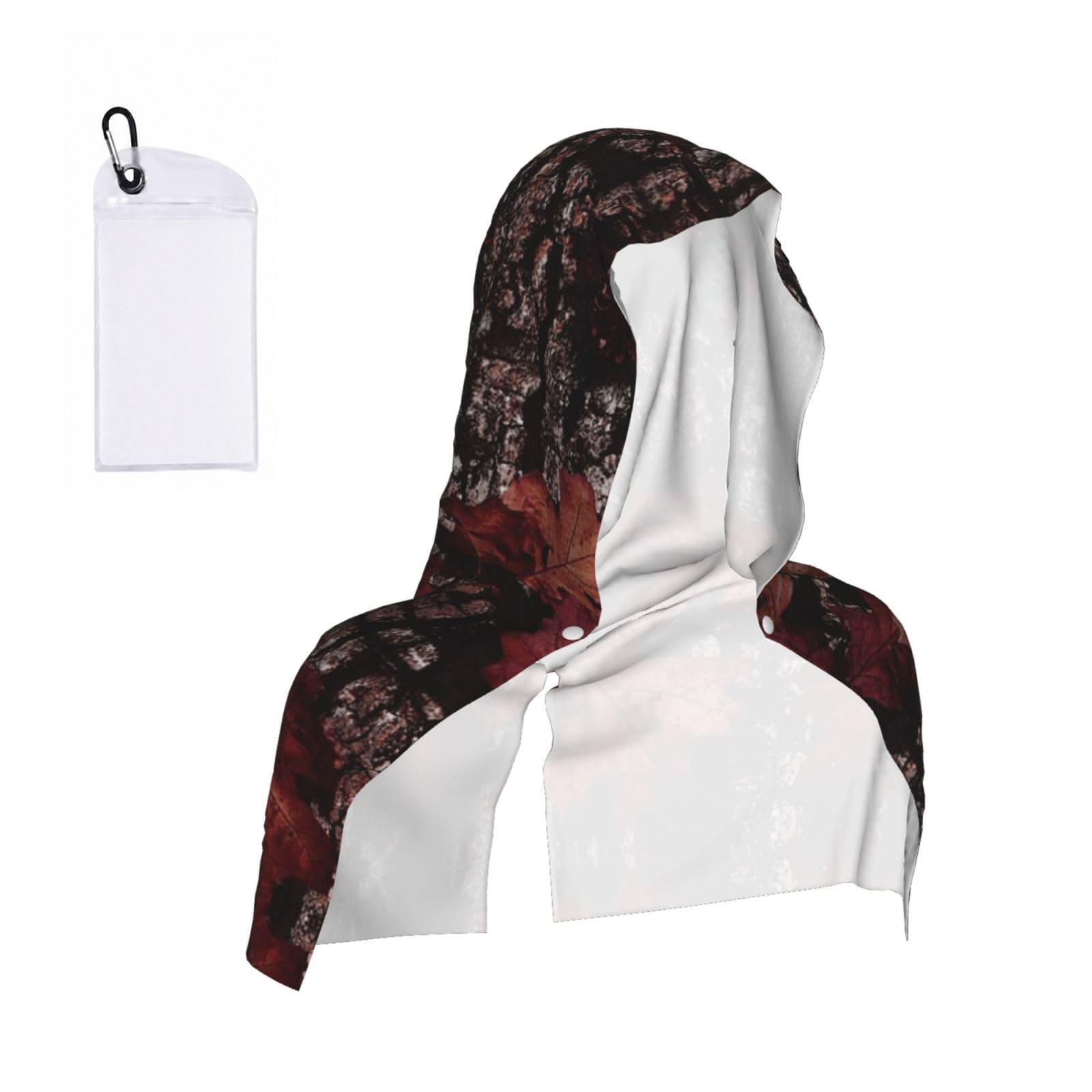 EZDLOWVBA Outfitter Tuff Camo Print 2 Pack Cooling Hoodie Towels,Sports Headscarf, Neck Wrap Scarf,Breathable Cooling Towel For Neck And Face, Travel, Swimming, Training