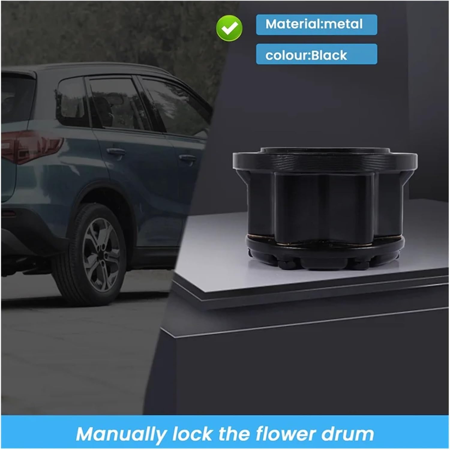 Locking Wheel Hub B029 43810-60A00 AVM438 Lock 26 Splines Compatible with Suzuki Vitara X-90 Escudo 89-01 JIMNY SJ410413