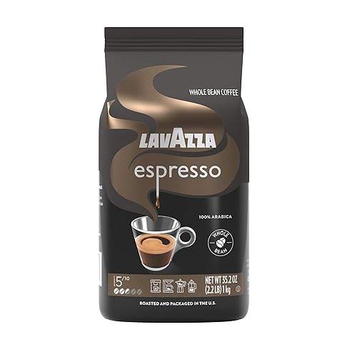 Lavazza Espresso Whole Bean Coffee, Medium Roast, 100% Arabica, 2.2 lb Bag (Pack of 1) - Espresso - 35.27 Ounce (Pack of 1)