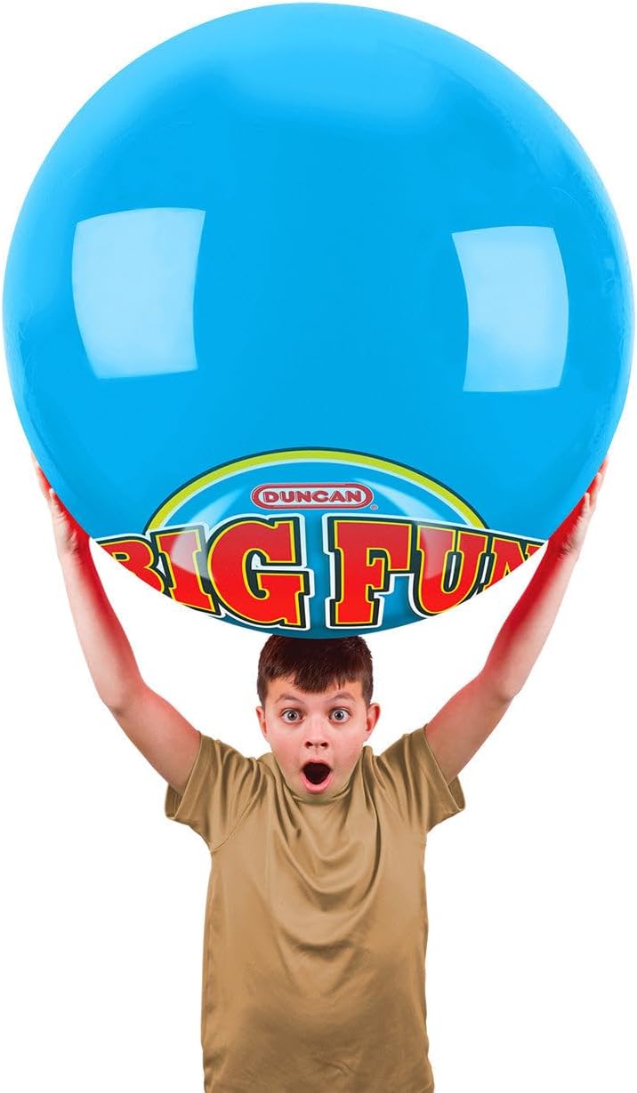 Duncan Toys Mega Bounce XL Inflatable Ball, 100 in Circumference, Blue/Red image 5