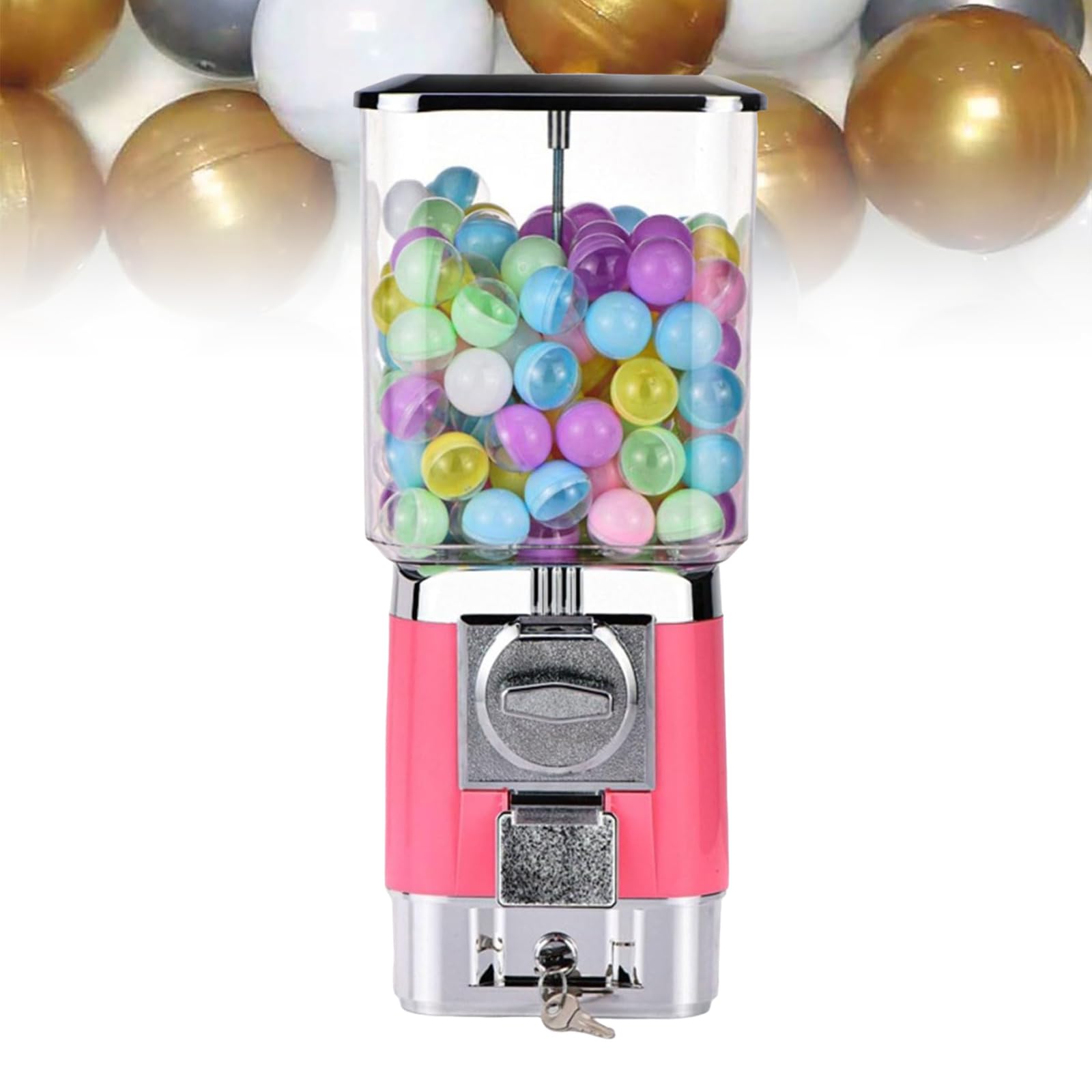 Distributeur de bonbons gumball avec monnayeur à jetons de 25-35 mm